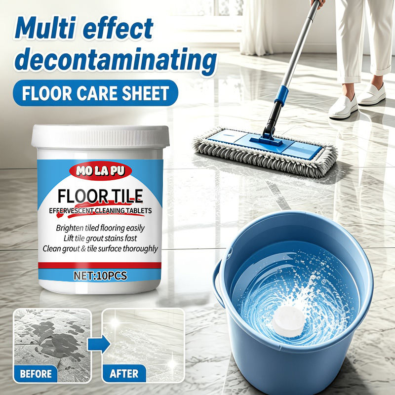 Shower Steamer Tablet - Bodenreinigungs-Brausetabletten - Fliesenreinigungstabletten, Haushalts-Bodenpflegeprodukte, Tiefenreinigung von